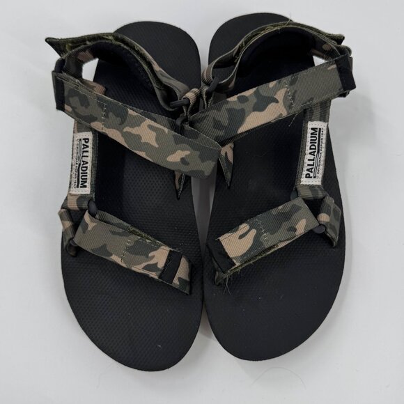 Palladium Outdoorsy Urbanity Camouflage Sandals Adjustable Straps Size W 7.5 - Picture 7 of 13